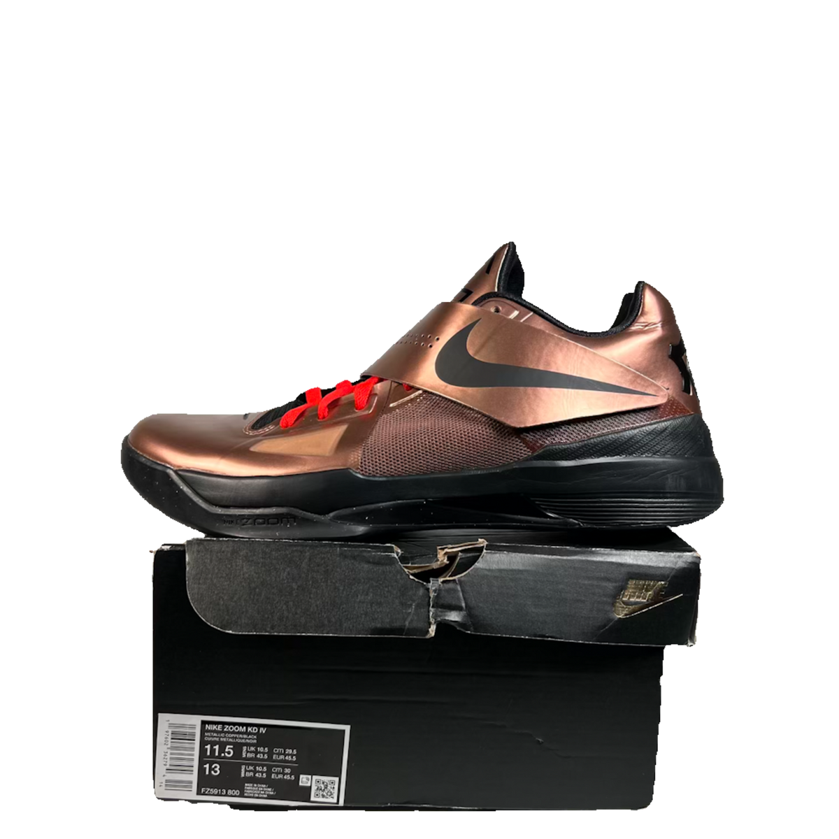 Nike KD 4 Christmas (2024) Siuze 11.5 USED s23486