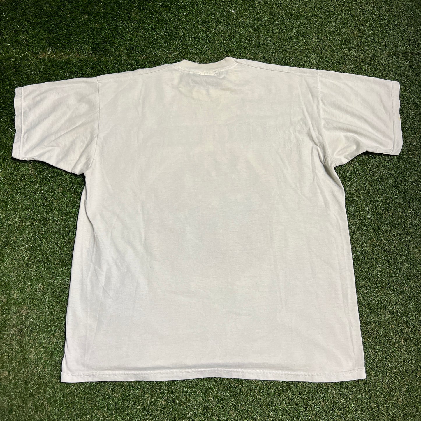 1990s Drifters White Band Tee Size XL USED v16107