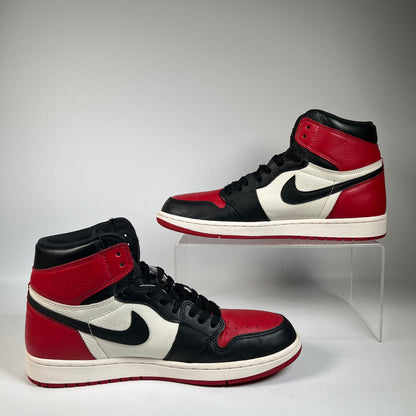 Jordan 1 High Bred Toe (2018) Size 10.5 USED s22146