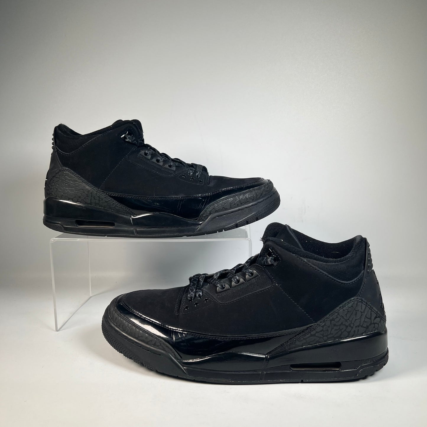 Jordan 3 Black Cat (2025) Size 12.5 USED s22077