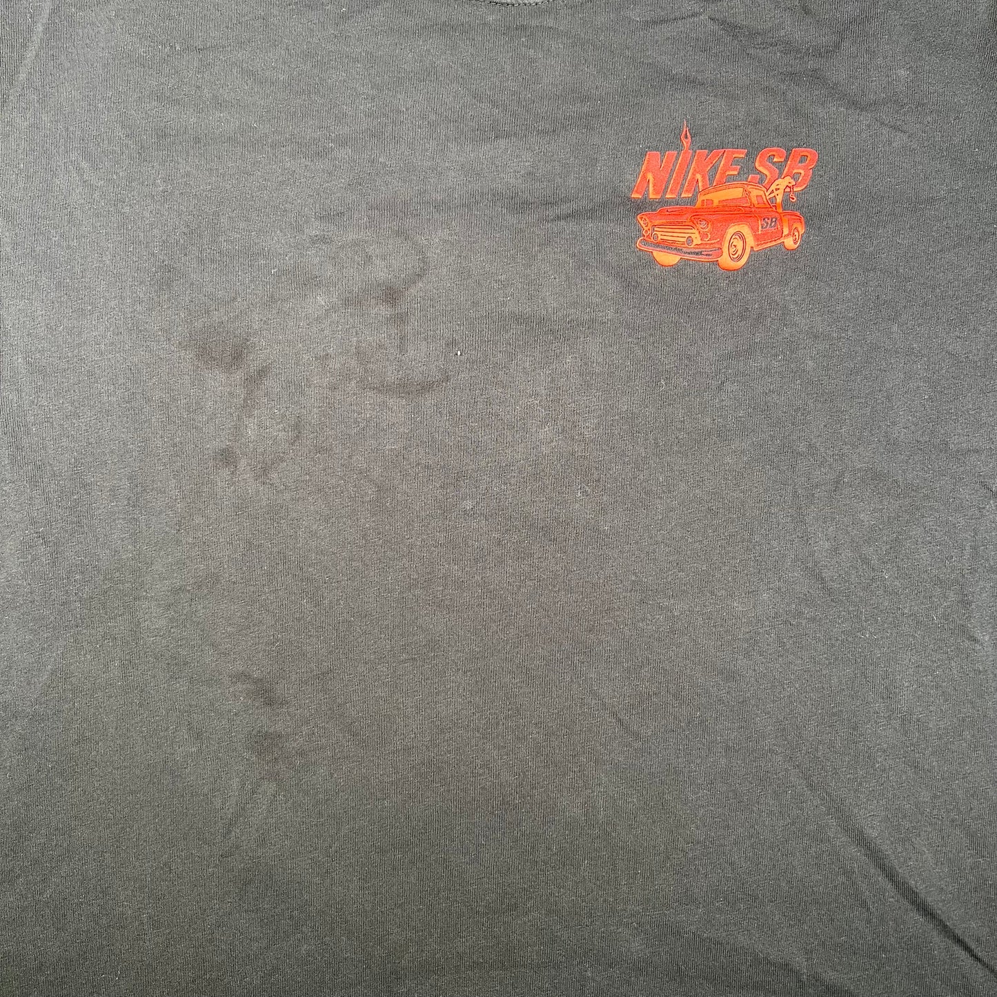 Nike SB Tow Truck Black Tee Size XL USED v18097