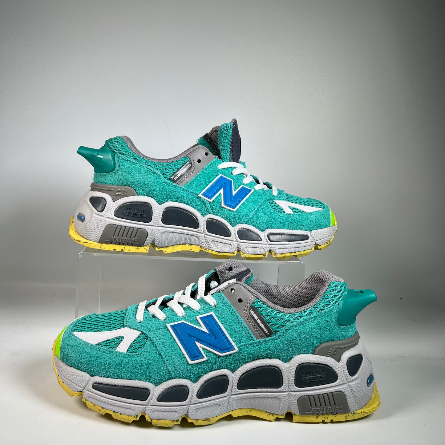 New Balance 574 Yurt Salehe Bembury Emerald Sky (2022) Size 10 USED s22180