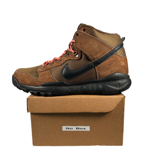 Nike SB Dunk High Boot Brown (2016) Size 12 USED s18674