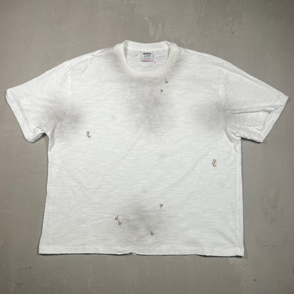 Greedy Unit White Thrashed Everyday Tee Size XL USED x17174