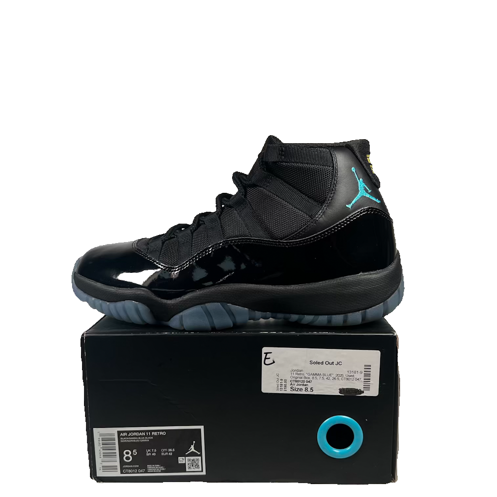 Jordan 11 Gamma (2025) Size 8.5 USED s23678