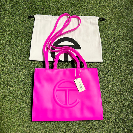 Telfar Pink Azalea Medium Shopping Purse NEW x13496