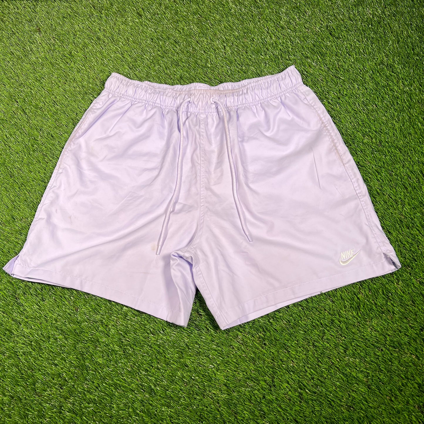 Men's Woven Flow Shorts Light Blue Size Medium v16855
