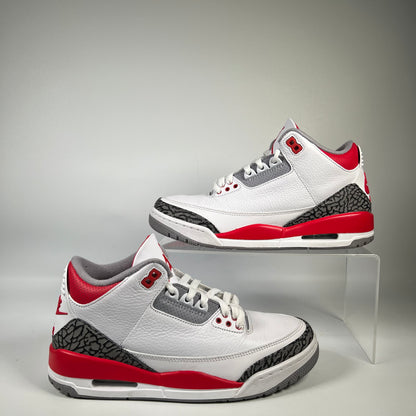 Jordan 3 Fire Red (2022) Size 7.5 USED s19968