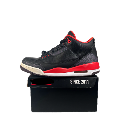 Jordan 3 Crimson (2013) Size 9 USED s22456