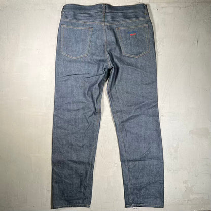 Supreme Baggy Selvedge Denim Indigo Jeans (2025) Size 34 USED x18844