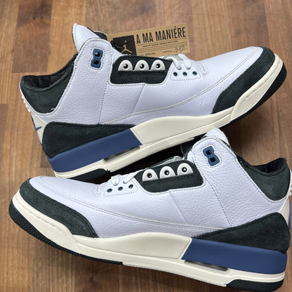 Jordan 3 A Ma Maniere Diffused Blue Size 10.5 NEW s16182