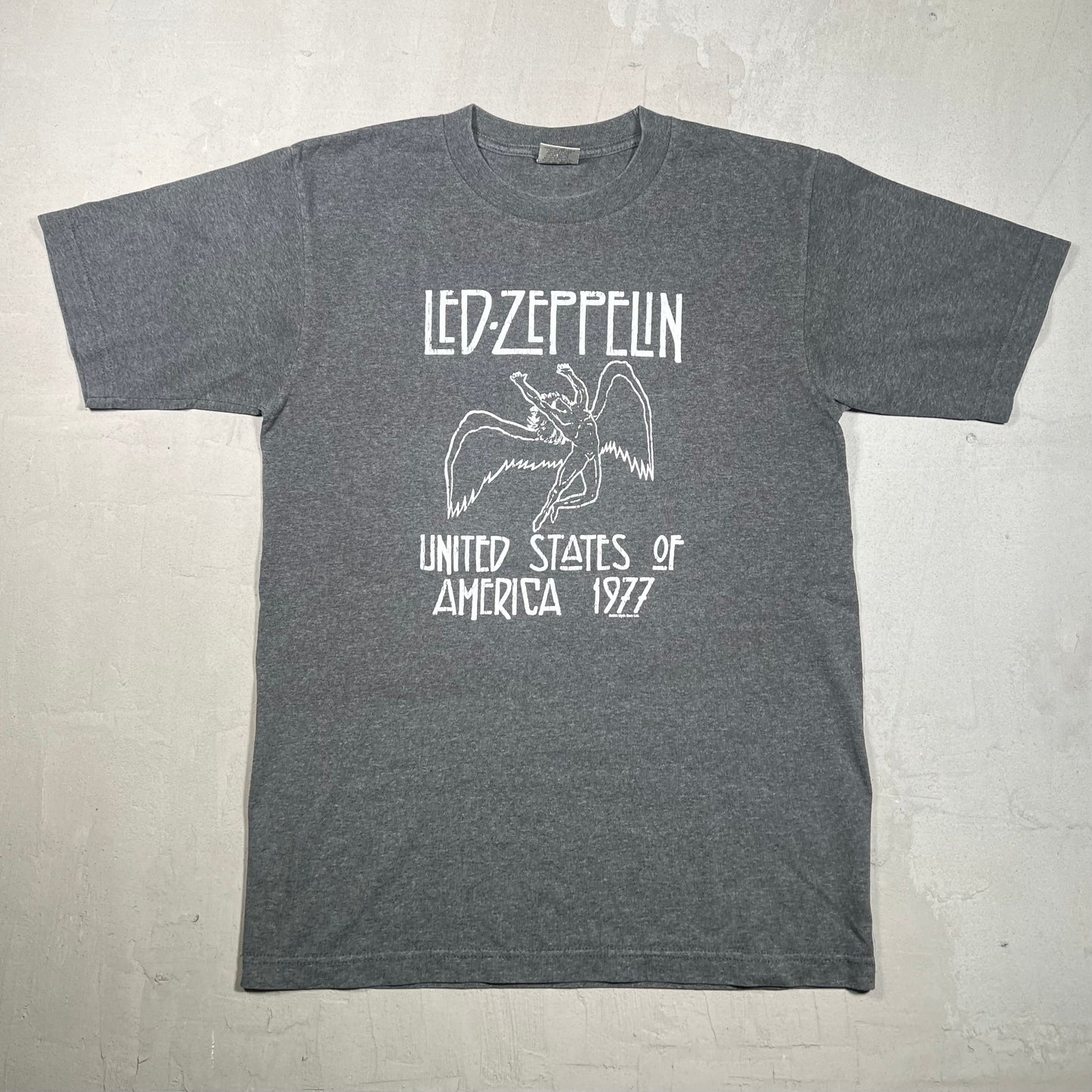 2003 Led Zeppelin United States Grey Tee Size Medium USED v19308