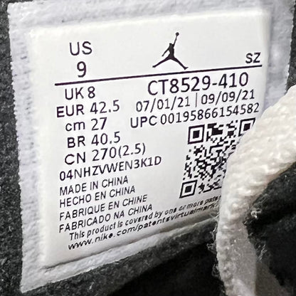 Jordan 6 UNC (2021) Size 9 USED s22986