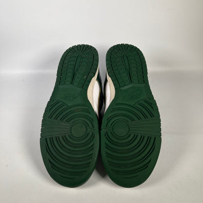 Nike Dunk Low Michigan State Custom Gold Eyelets Size 8.5 USED s6874