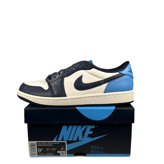 Jordan 1 Low Obsidian (2025) Size 9.5 NEW s18287
