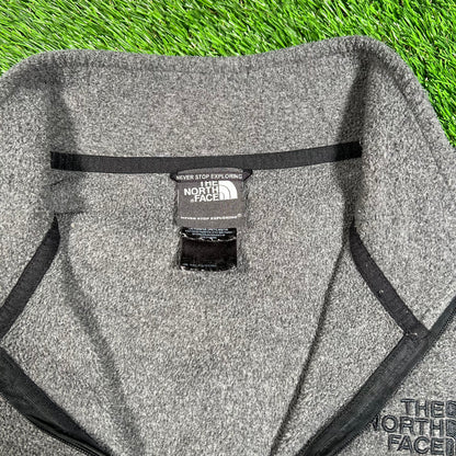 North Face Grey Fleece Longsleeve Size XL USED v17790