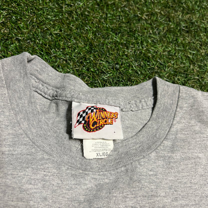 2000 Lowes Jimmie Johnson Racing Grey Tee Size XL USED v16490