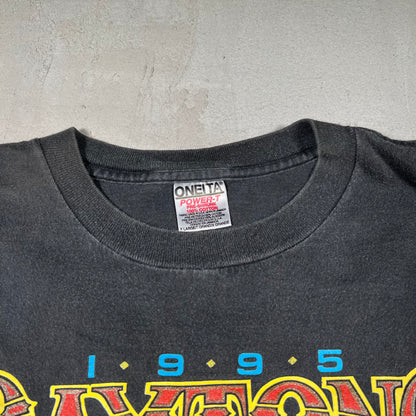 1995 Daytona Bike Week Tradition Black Tee Size XL USED v19084