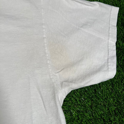Y2K My Kids Think Im An ATM White Tee Size XL USED v18172