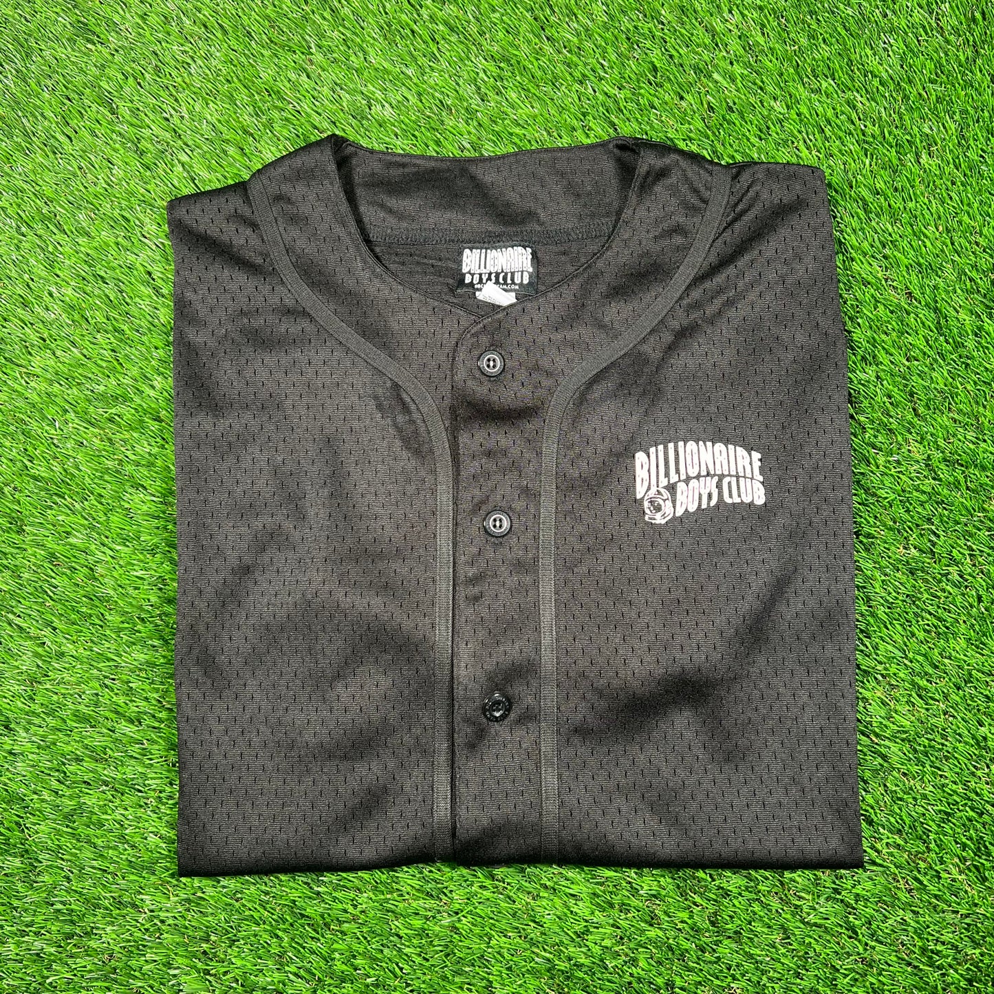 Billionaire Boys Club BBC Black Baseball Jersey Size Medium USED x16742
