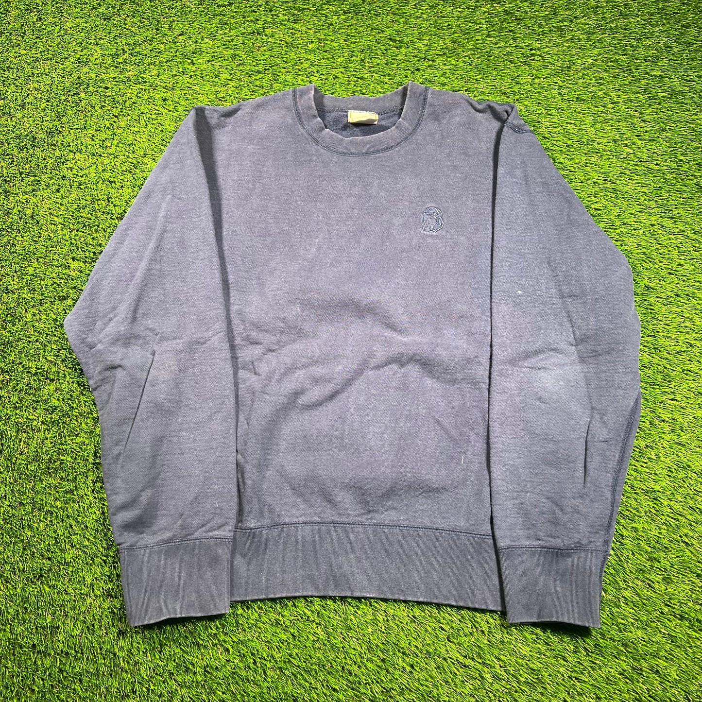 Billionaire Boys Club Astronut Navy Blue Crewneck Size Large USED x16262