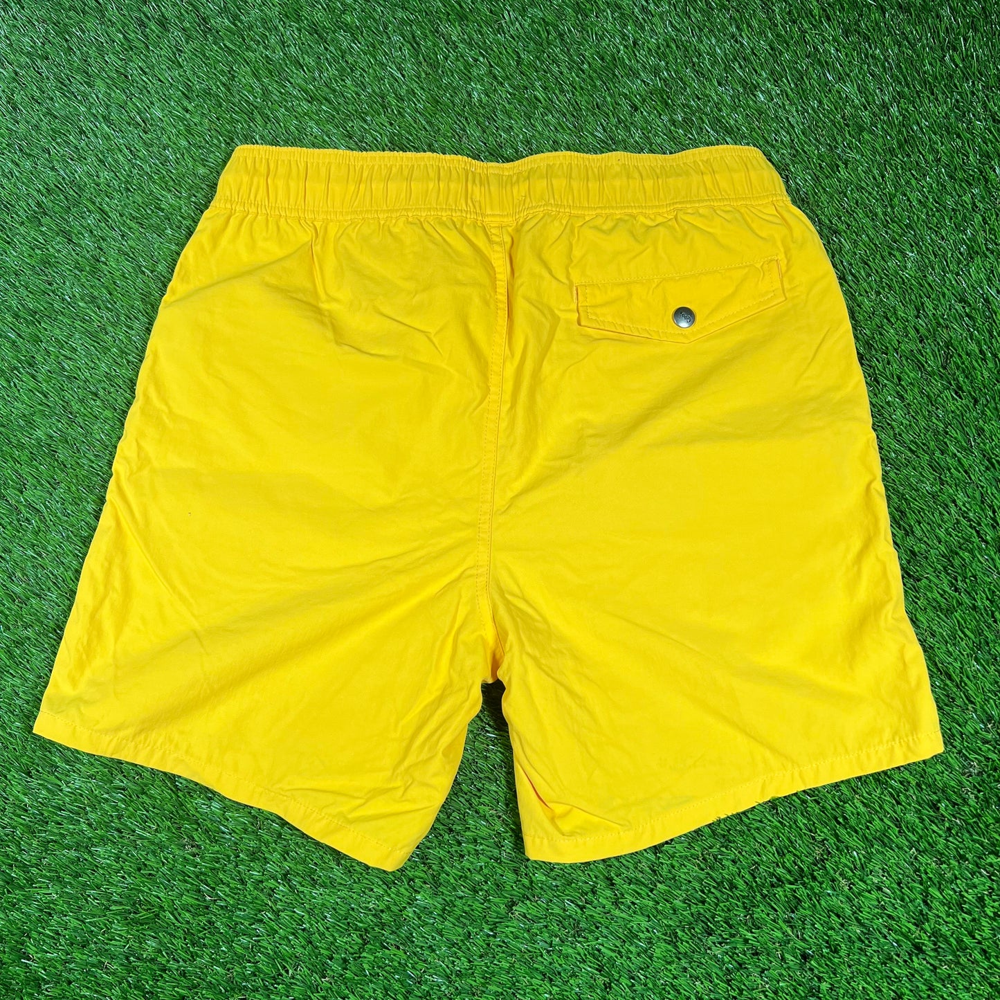 Aime Leon Dore ALD Yellow Shorts Size Small USED x14574