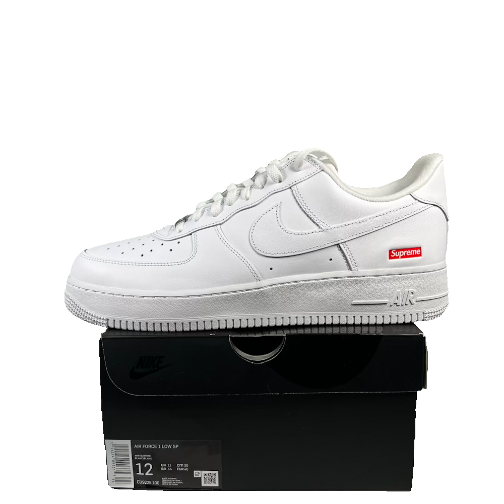 Nike Air Force 1 Low Supreme White (2020) Size 12 NEW s23865