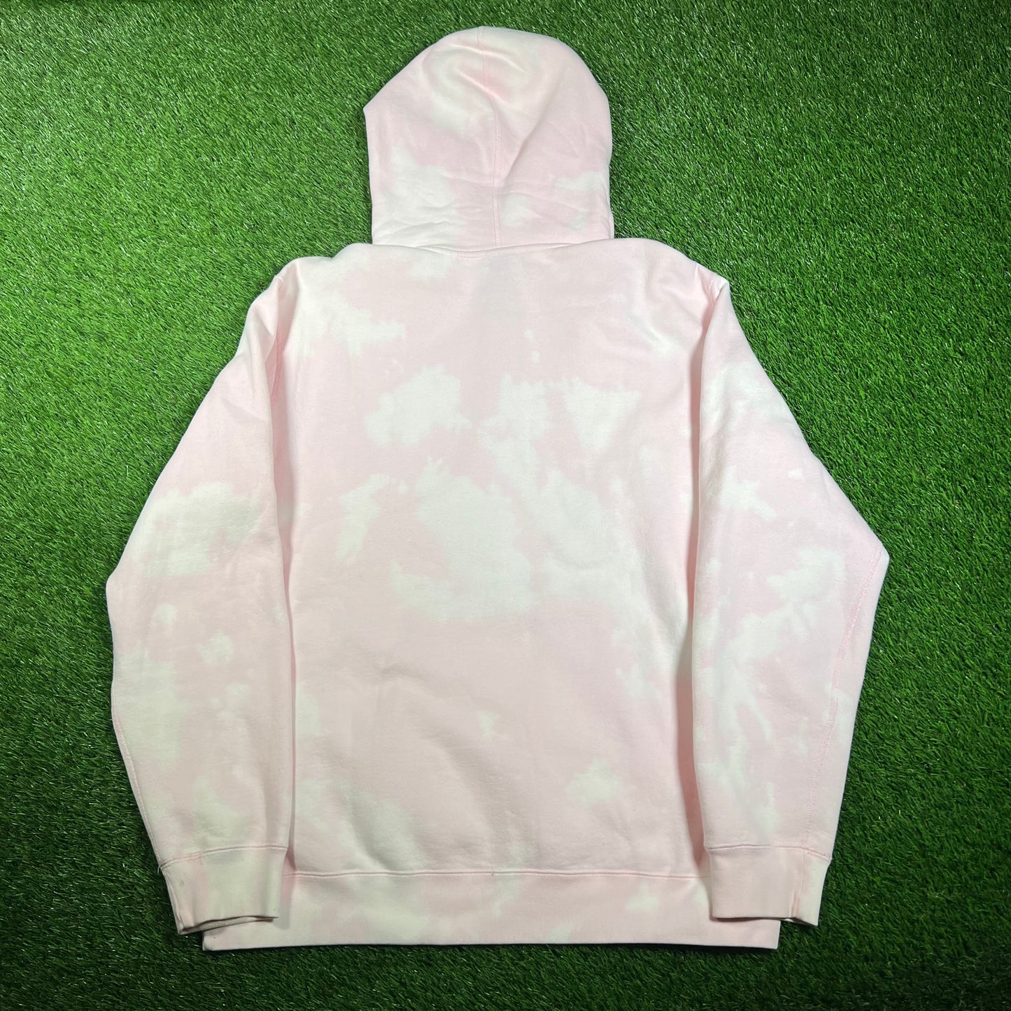 OVO Pink Tie Dye Half Zip Hoodie Size XL USED x15569