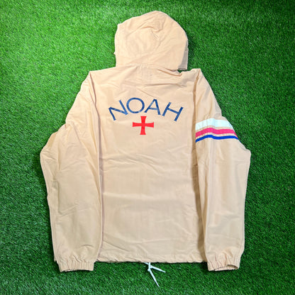 Noah Tan Lightweight Zip Up Jacket Size XL USED x16738