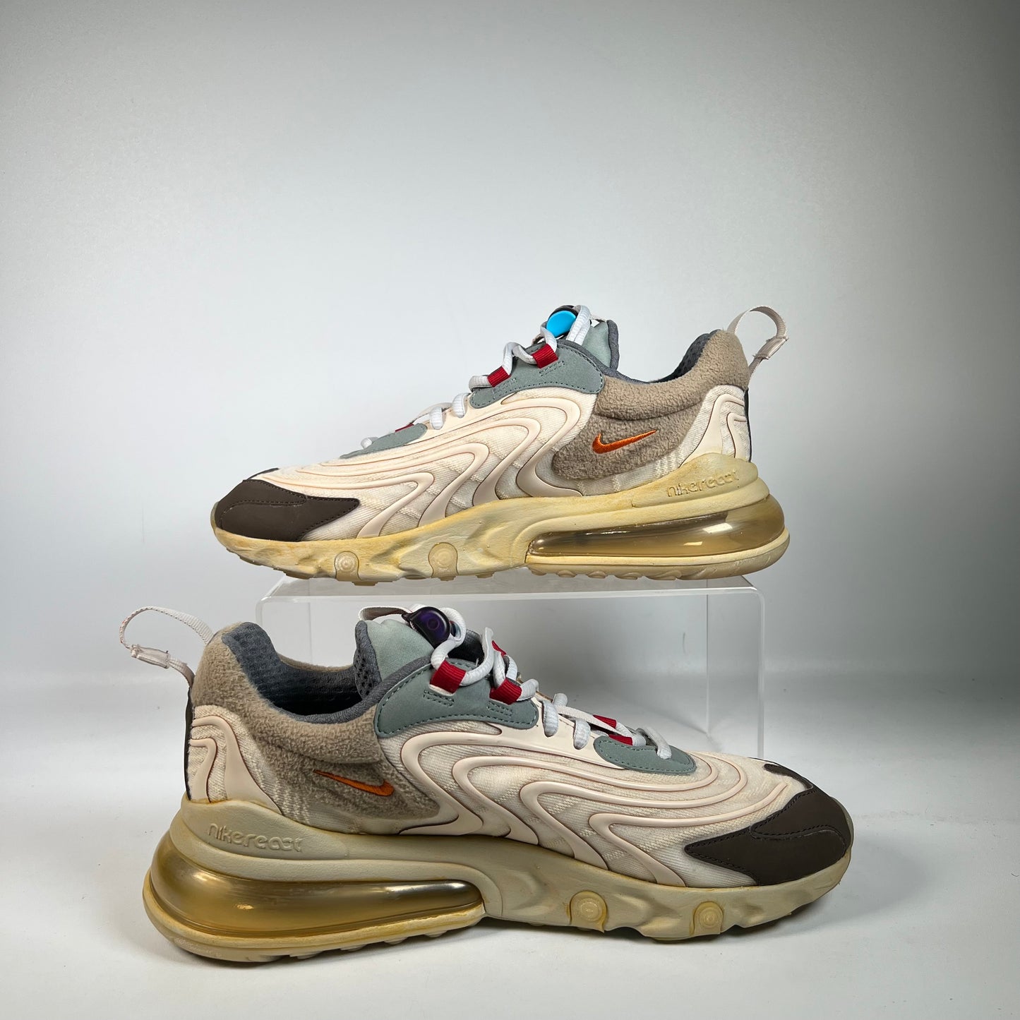 Nike Air Max 270 React ENG Travis Scott Cactus Trails (2020) Size 9.5 USED s22454