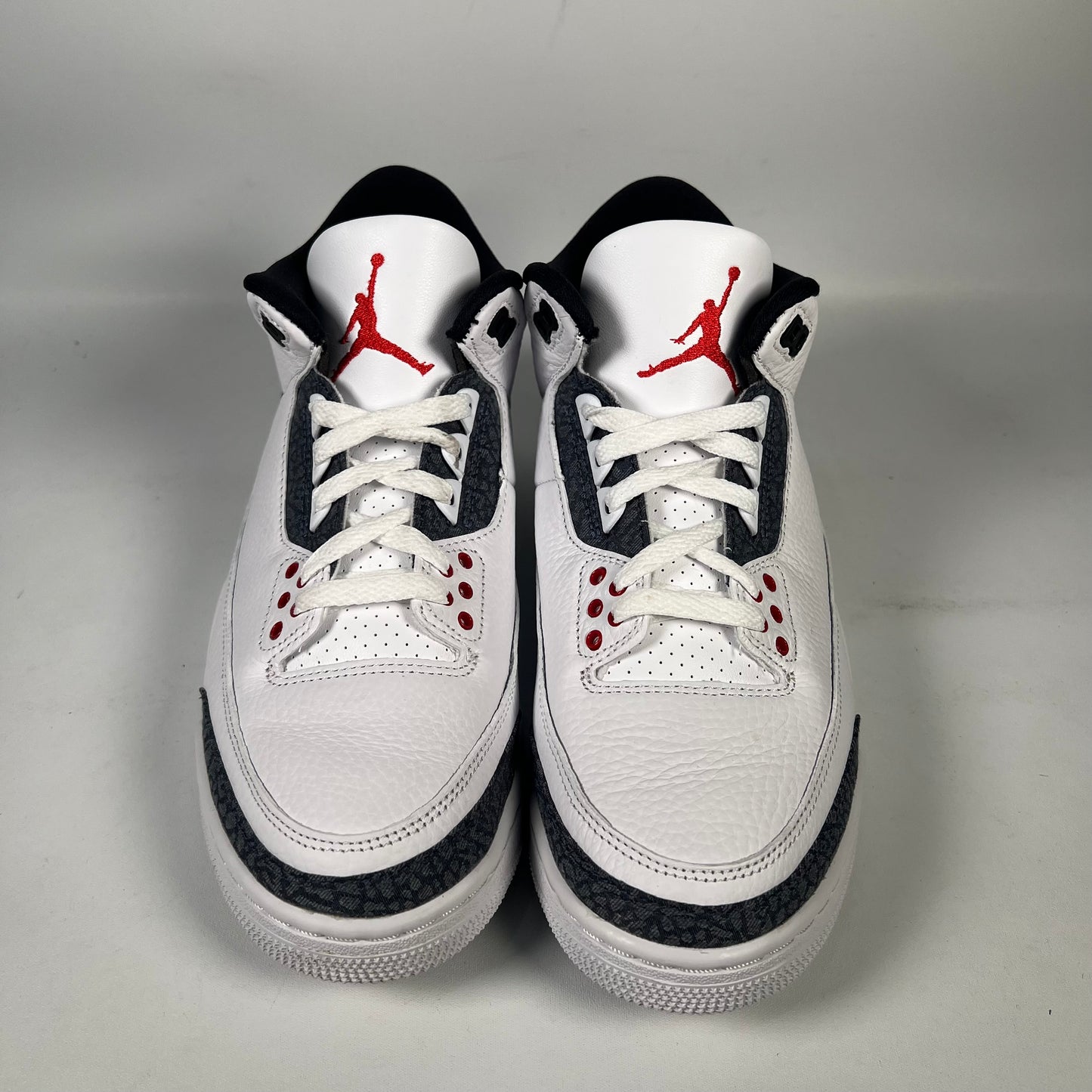 Jordan 3 Fire Red Denim (2020) Suze 8.5 USED s20088