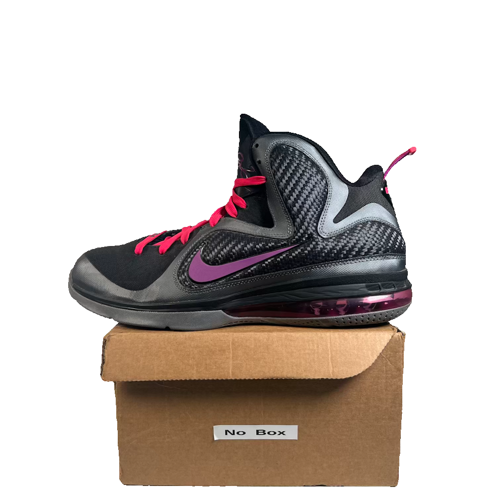 Nike LeBron 9 Miami Nights (2011) Size 10.5 USED s23328