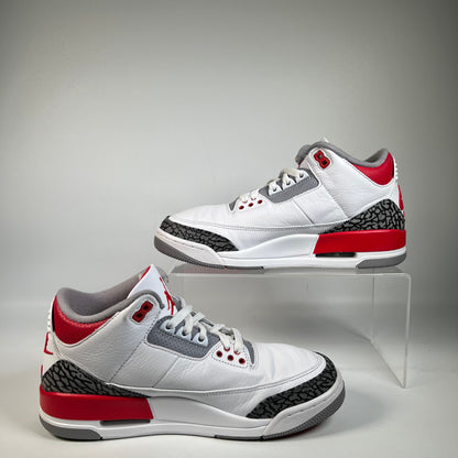 Jordan 3 Fire Red (2022) Size 8 USED s22318