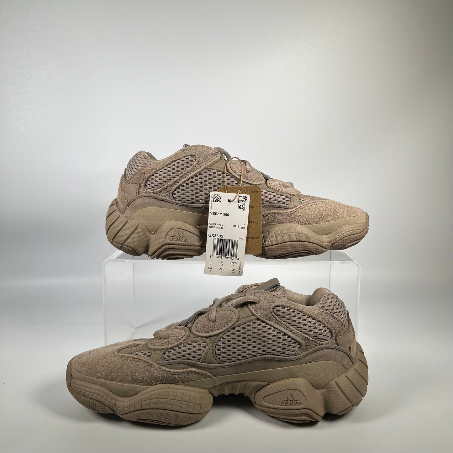 Yeezy Boost 500 Taupe Light (2021) Size 6.5 NEW s18884