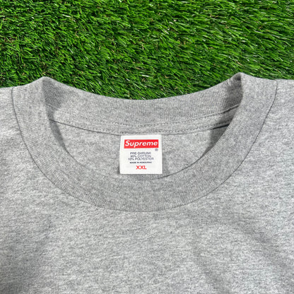 Supreme Grey Arabic Box Logo Tee (2026) Size XXL NEW x16466