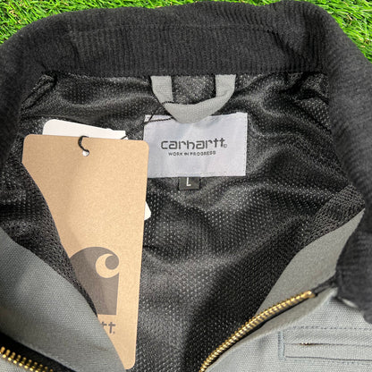 Carhartt WIP Washed Teal Detroit Jacket Size Large NEW x16590