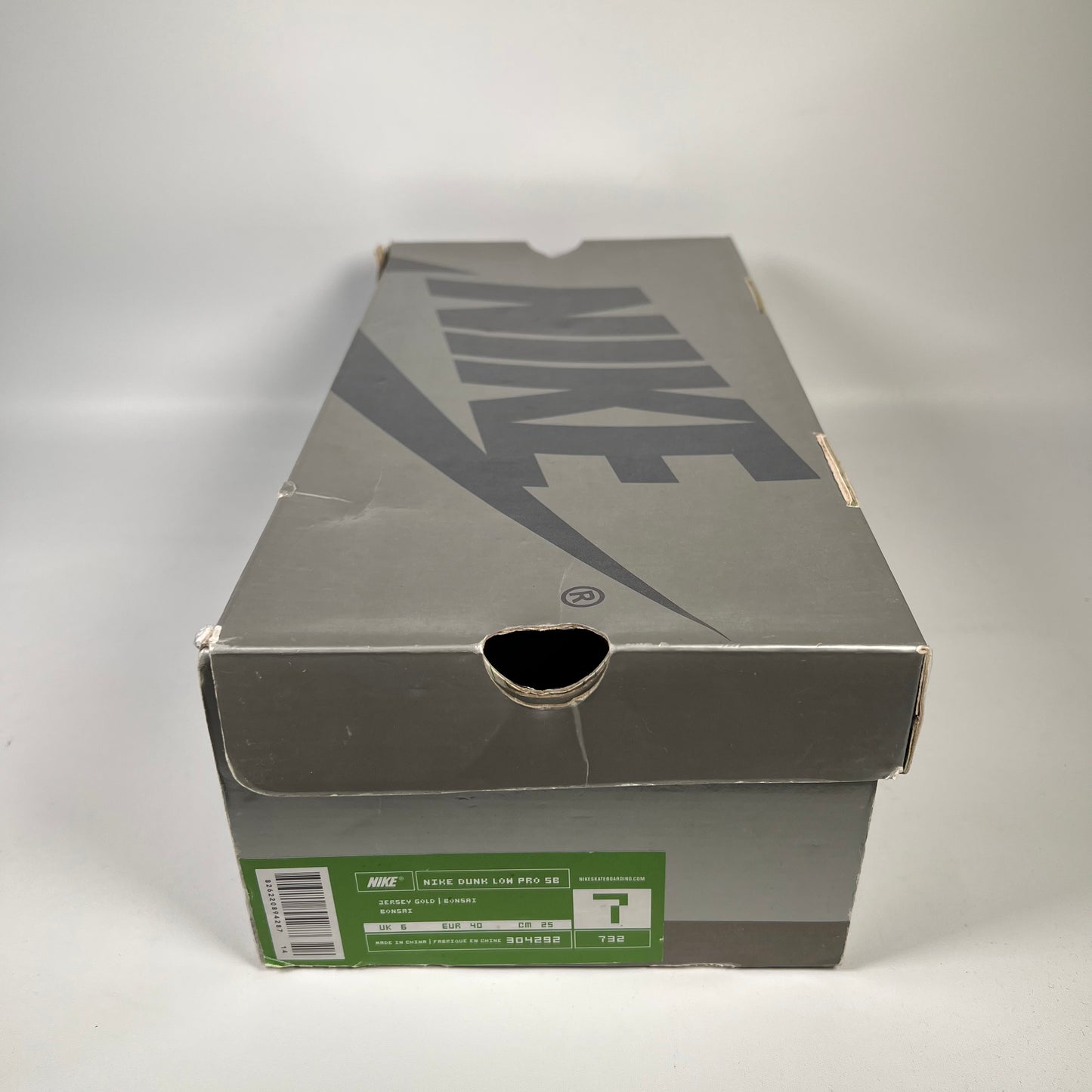 Nike SB Dunk Low Bonsai Green Hemp 2004 Size 7 NEW s4518
