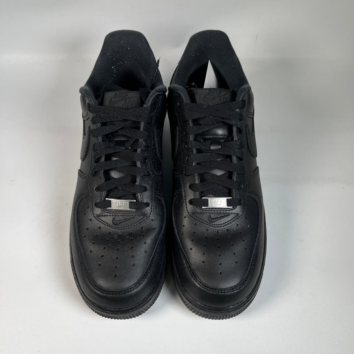 Nike Air Force One Low Supreme Black (2020) Size 10 USED s23271