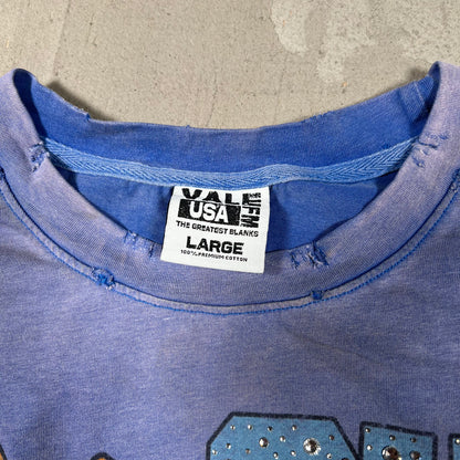 Vale Forever Summer Slam Blue Tee Size Large USED x17907