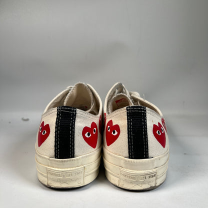 Converse Chuck Taylor All Star CDG Play White (2019) Size 10 USED s23315