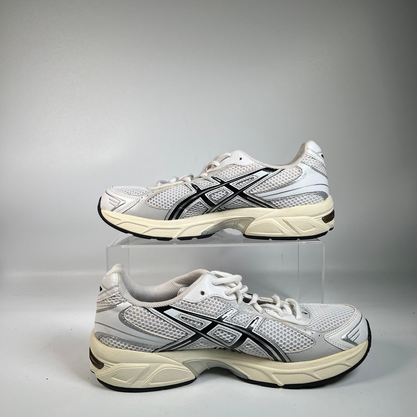Asics Gel 1130 White Cloud Grey (2024) Size 9.5 USED s22714