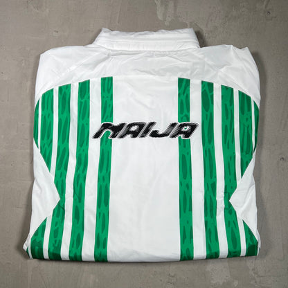 Nike Nigeria x Slawn Lightweight White/Green Jacket Size XXL USED x17929