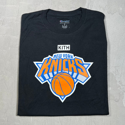 Kith New York Knicks Black Tee Size XL USED x17927