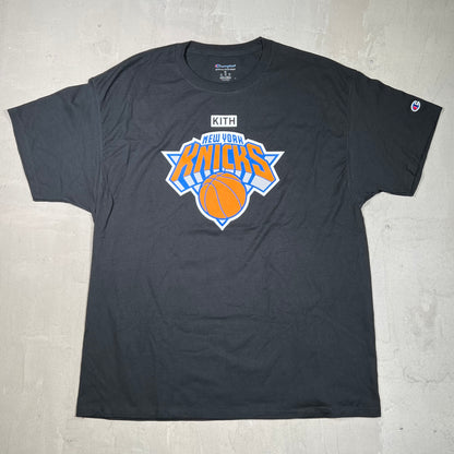 Kith New York Knicks Black Tee Size XL USED x17927