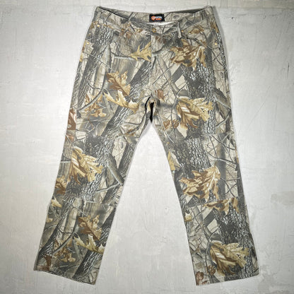 Y2K Outfitters Ridge Real Tree Double Knee Pants Size 38 USED v19809