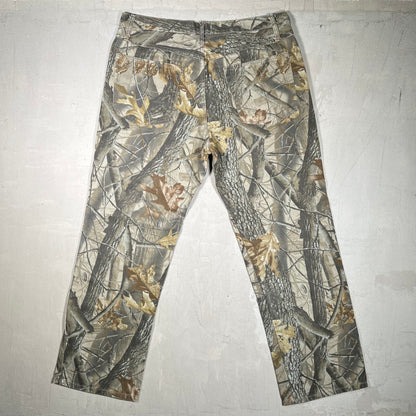 Y2K Outfitters Ridge Real Tree Double Knee Pants Size 38 USED v19809