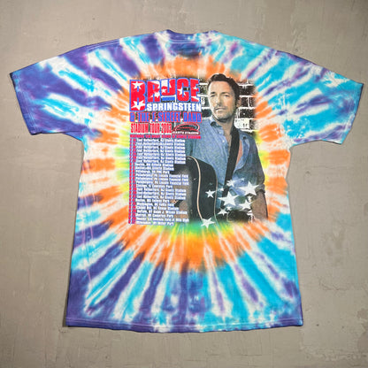 2003 Bruce Springsteen Stadium Tour Tie Dye Tee Size XL USED v19813