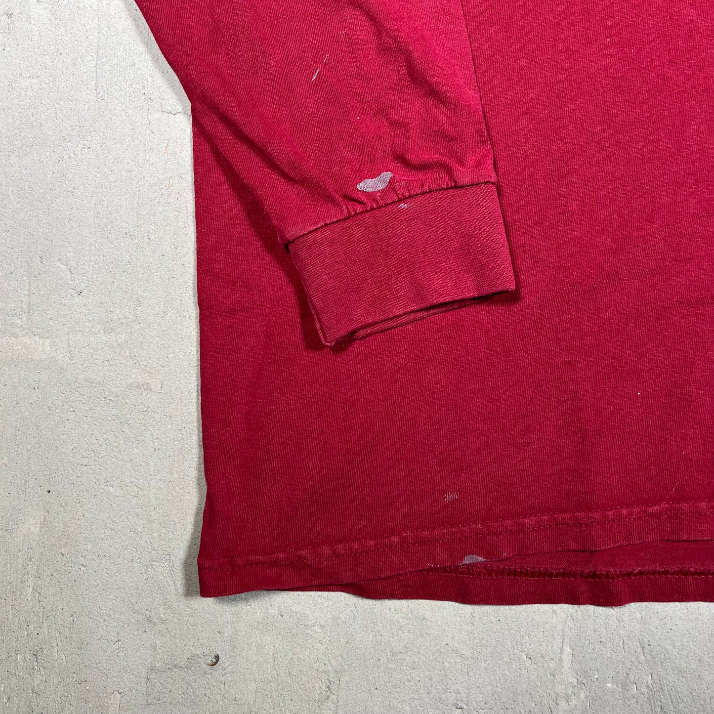 Y2K Nike Silver Tag Maroon "Break Em Down" Longsleeve Size Large USED v19804