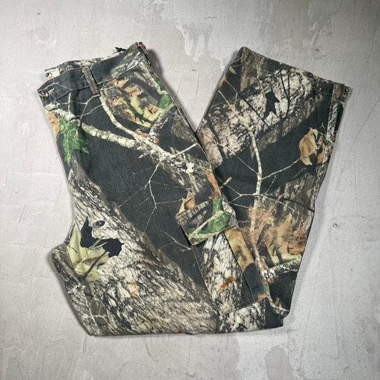 Y2K Mossy Oak Real Tree Cargos Size Medium USED v19808