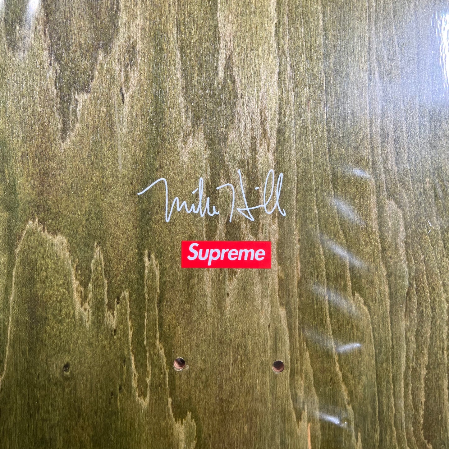 Supreme Mike Hill Runner (2017) White Skateboard NEW x17981